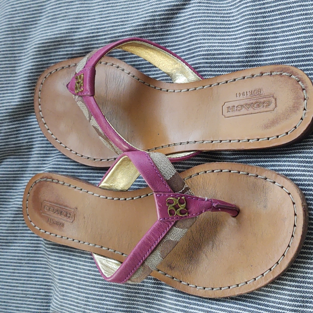 Coach Flip Flops - image 1